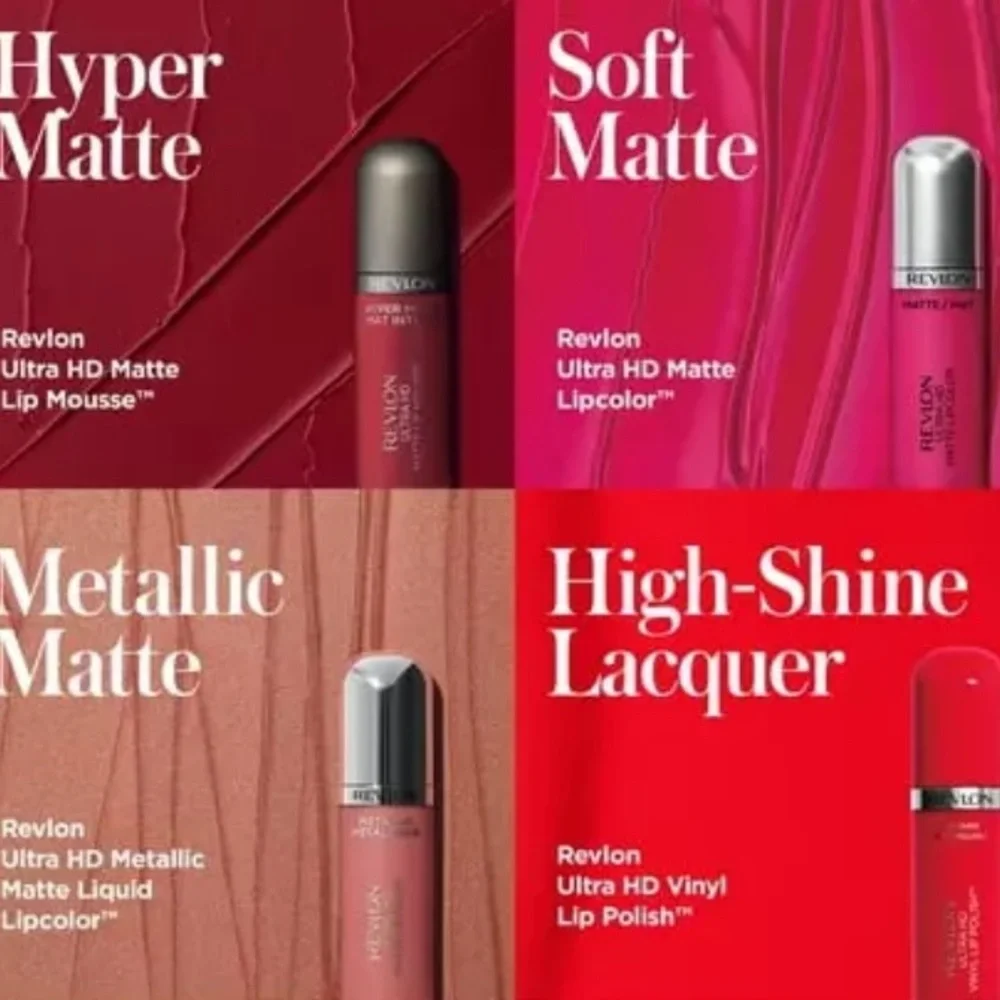 💎 Revlon Ultra HD Moisturizing and Velvety Matte Lipstick 610 Addiction